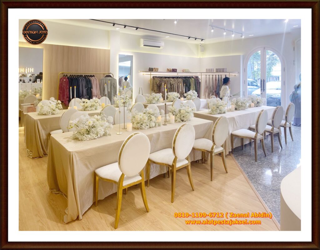 SEWA LONG TABLE JAKARTA | PELAYANAN 24 JAM