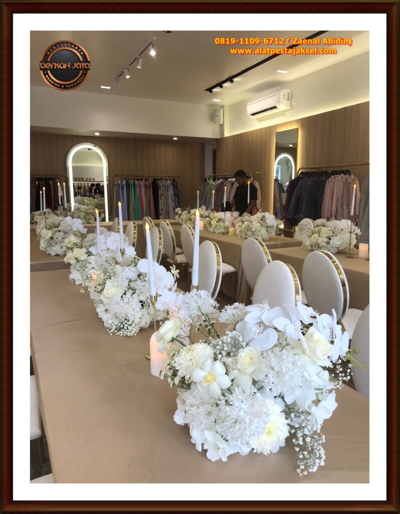 SEWA LONG TABLE JAKARTA | PELAYANAN 24 JAM