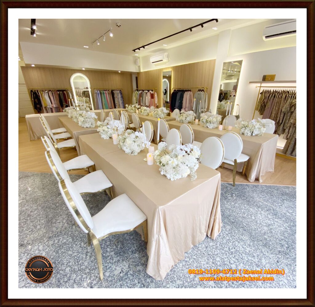 SEWA LONG TABLE JAKARTA | PELAYANAN 24 JAM