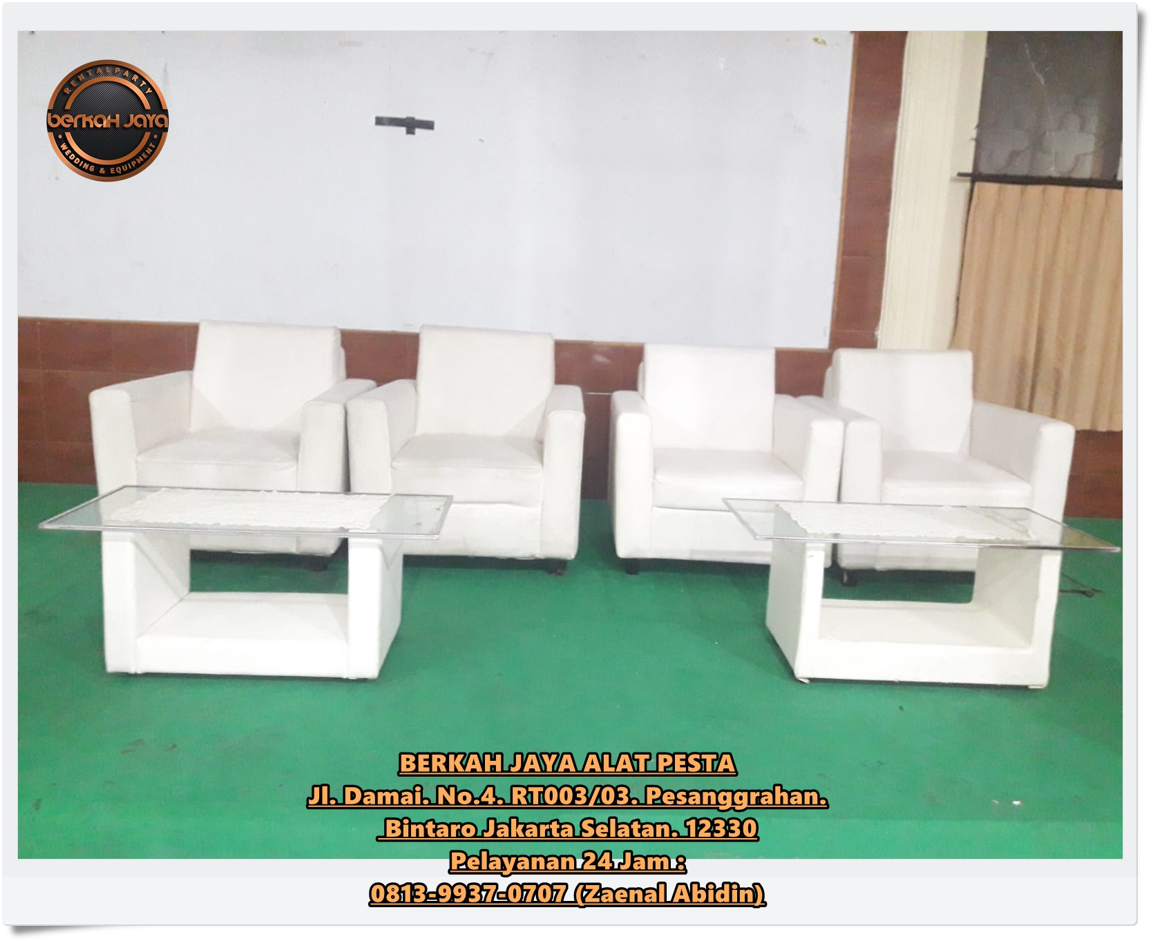 JASA RENTAL SOFA SINGLE MINIMALIS BANGKA MAMPANG PRAPATAN JAKARTA SELATAN