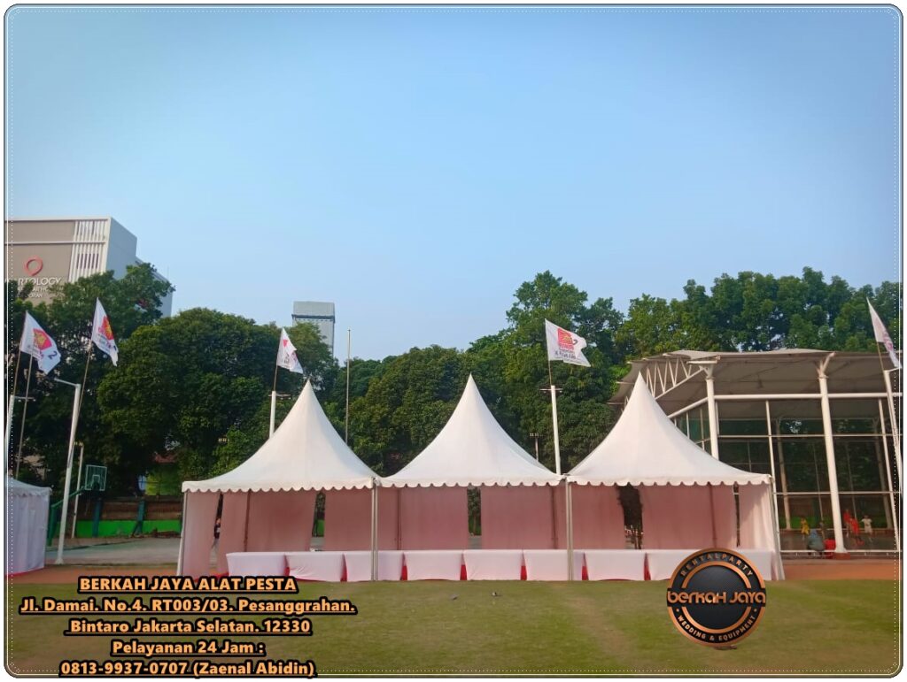 SEWA TENDA CIDENG GAMBIR JAKARTA PUSAT