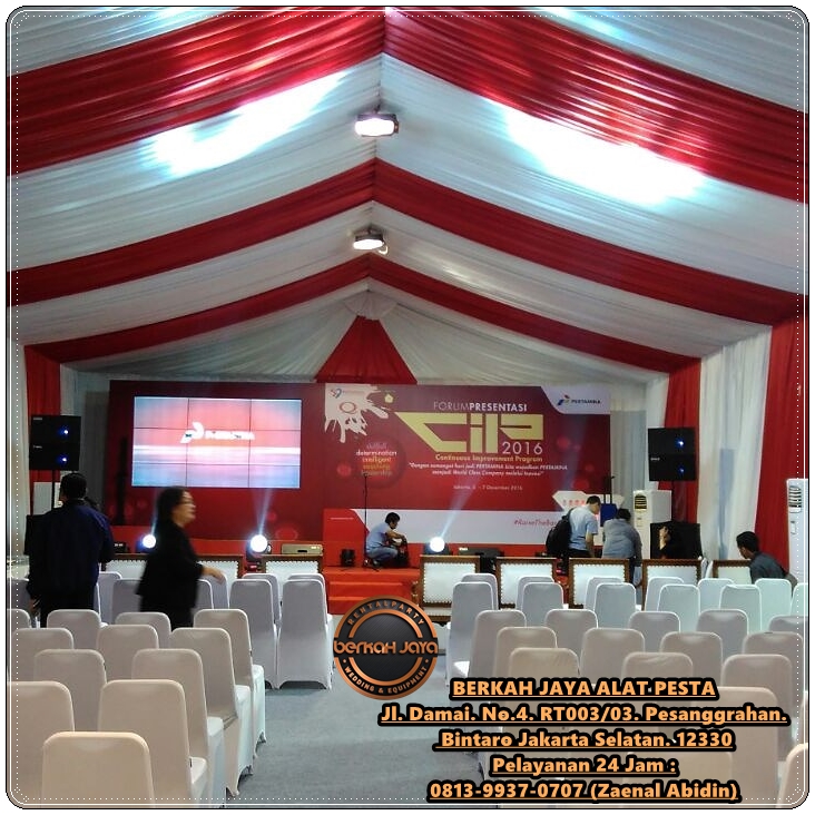 SEWA TENDA CIDENG GAMBIR JAKARTA PUSAT