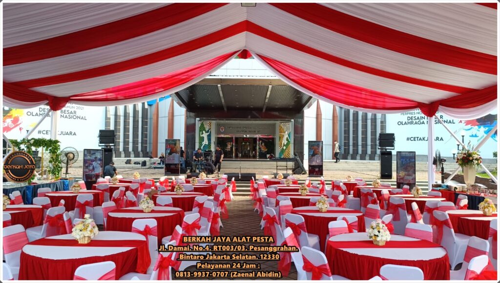SEWA TENDA MERAH PUTIH KEBON JERUK JAKARTA BARAT