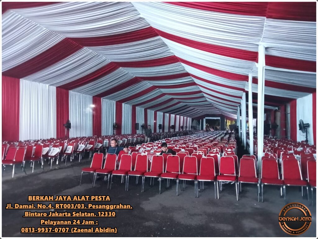 SEWA TENDA MERAH PUTIH KEBON JERUK JAKARTA BARAT