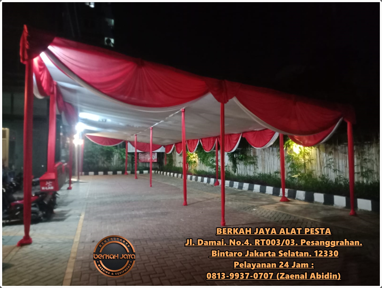 SEWA TENDA MERAH PUTIH KEBON JERUK JAKARTA BARAT