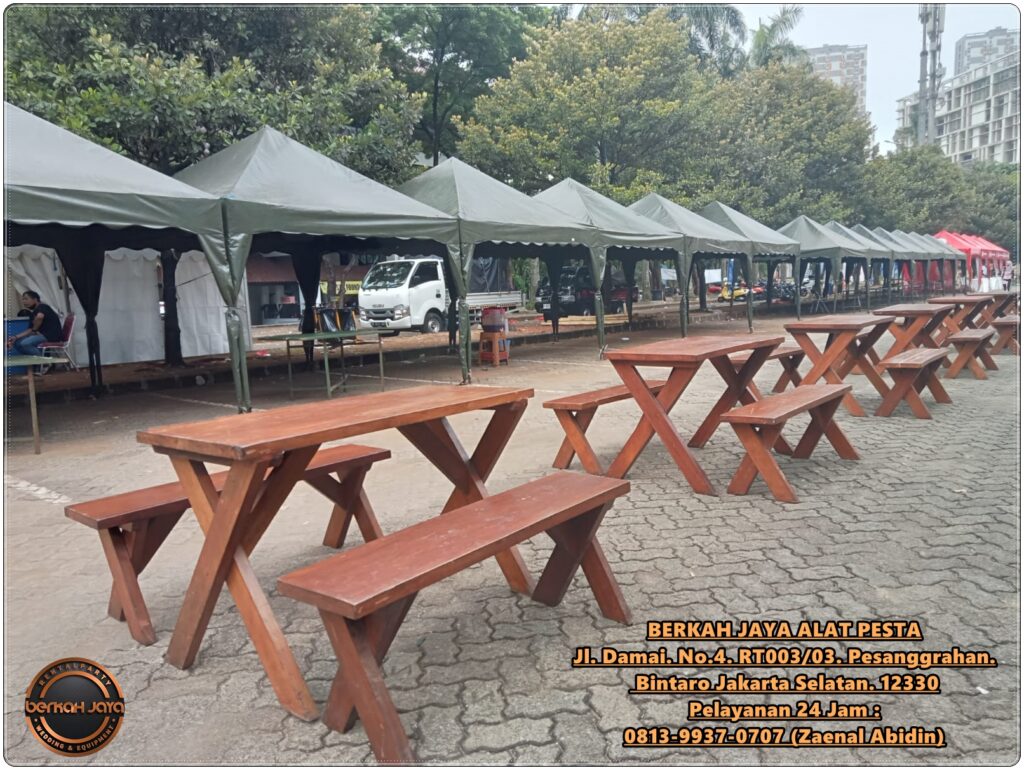 SEWA KURSI MEJA TAMAN PASAR REBO JAKARTA TIMUR