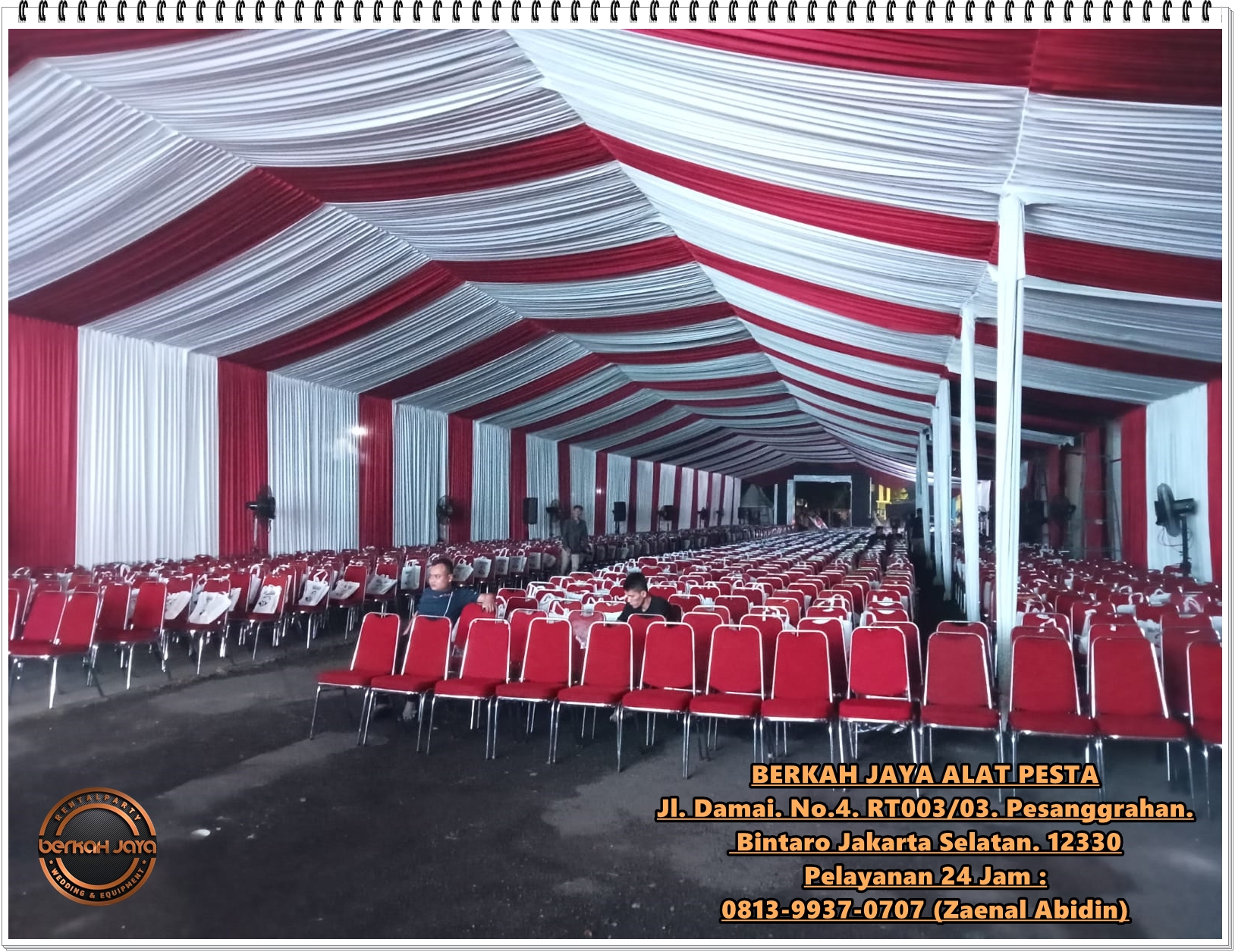 SEWA TENDA SERDANG KEMAYORAN JAKARTA PUSAT