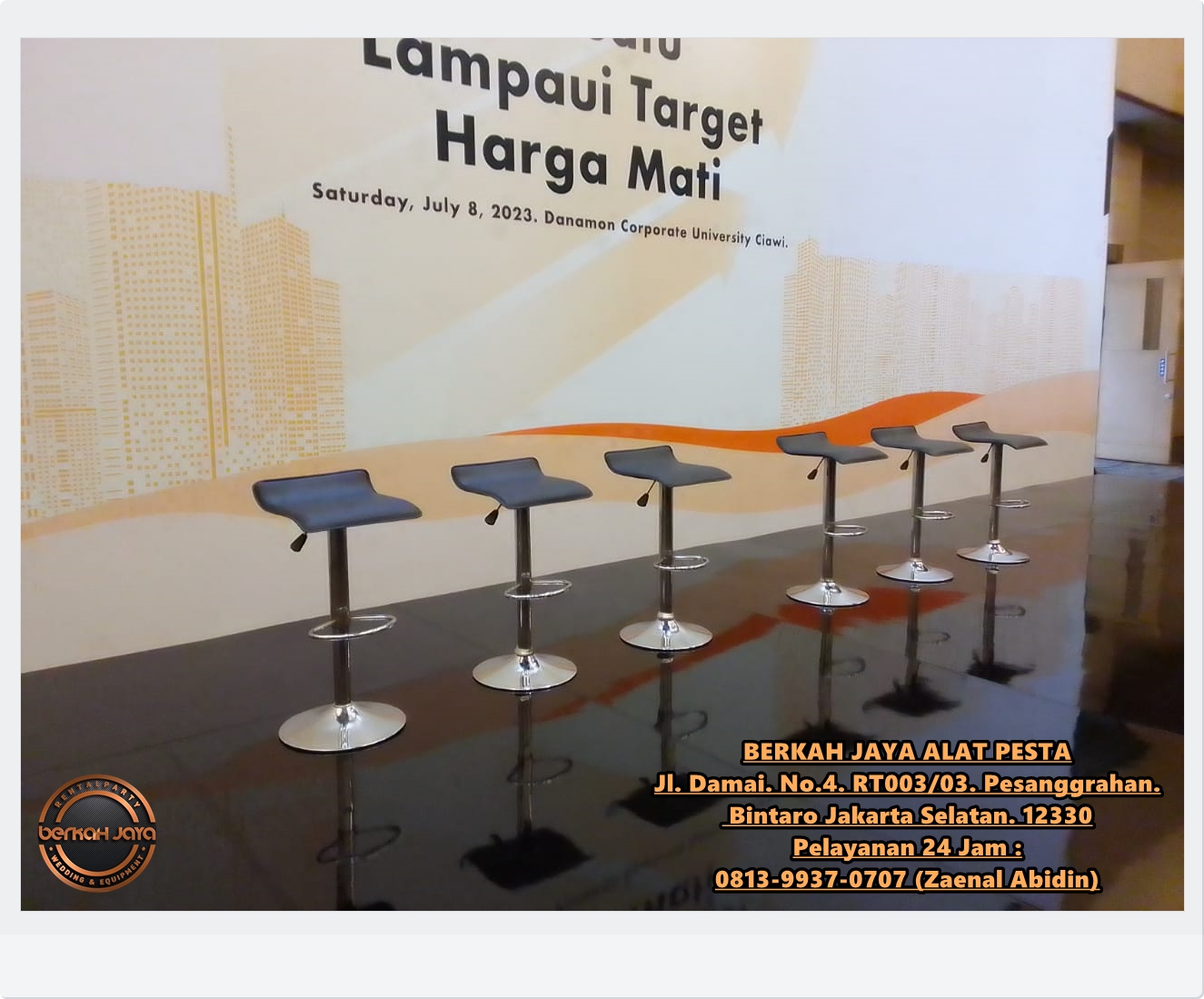 SEWA KURSI PASEBAN SENEN JAKARTA PUSAT