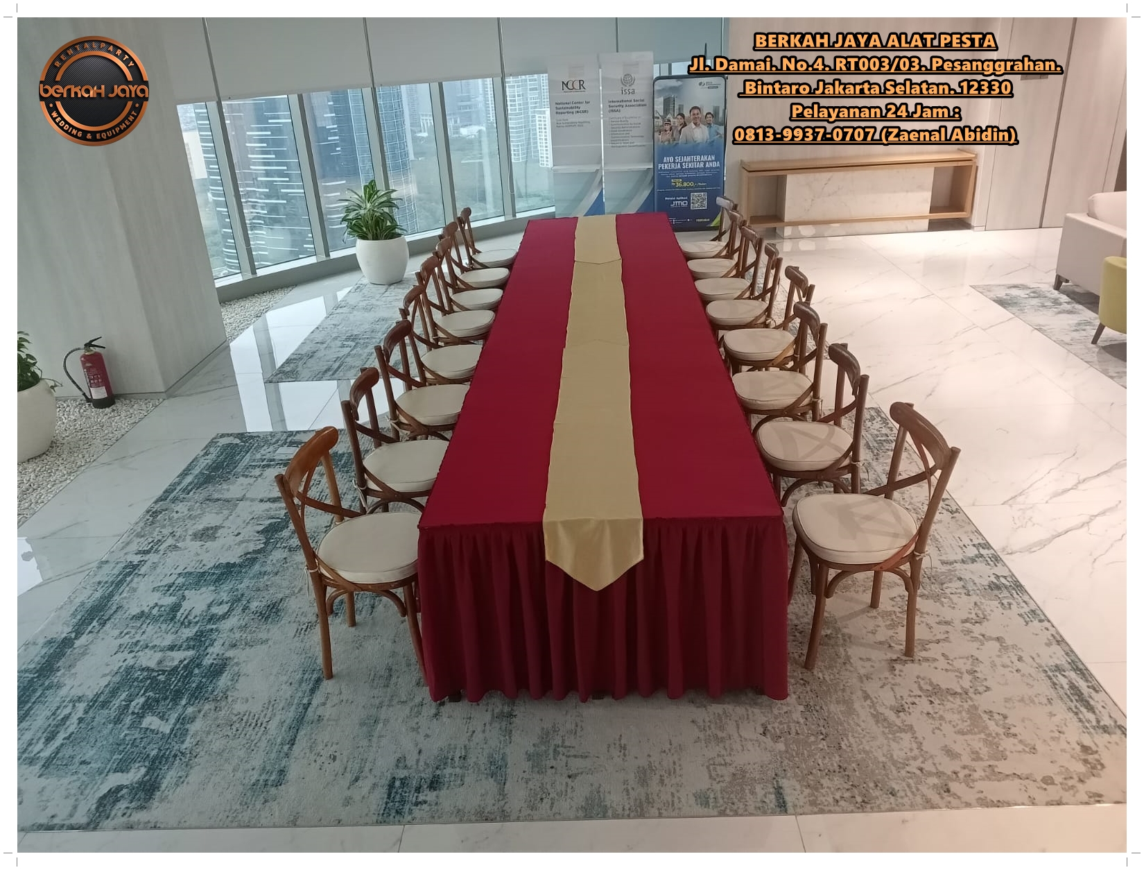 SEWA KURSI SILANG KAYU DAERAH DEPOK BERKUALITAS