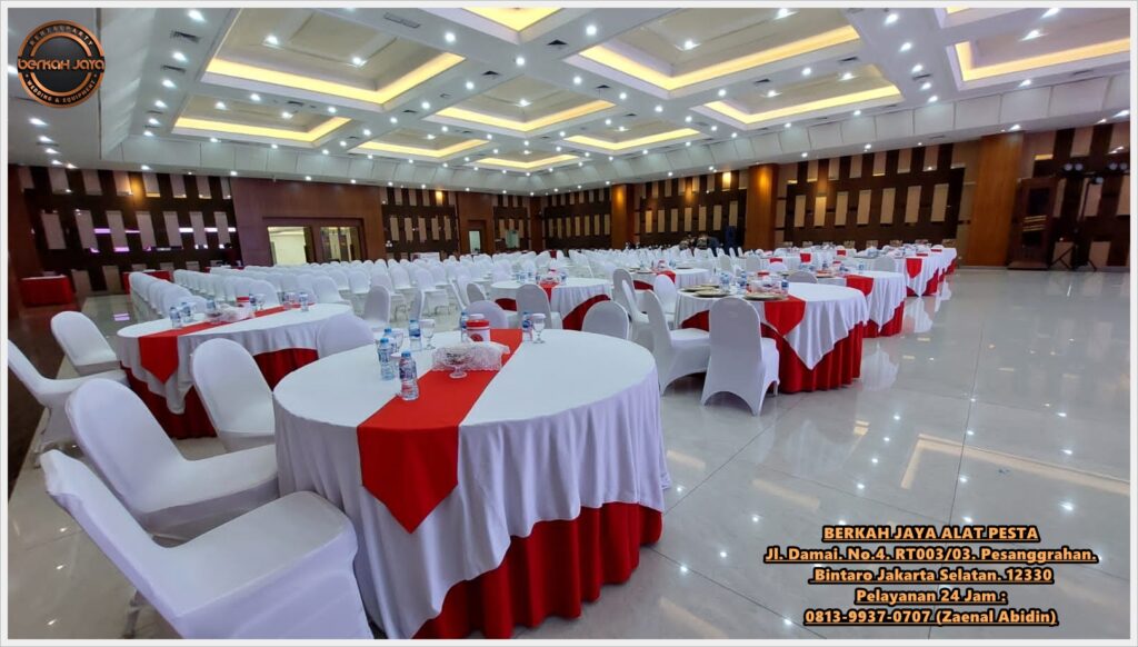 SEWA MEJA BULAT DIAMETER 180 JAKARTA SELATAN