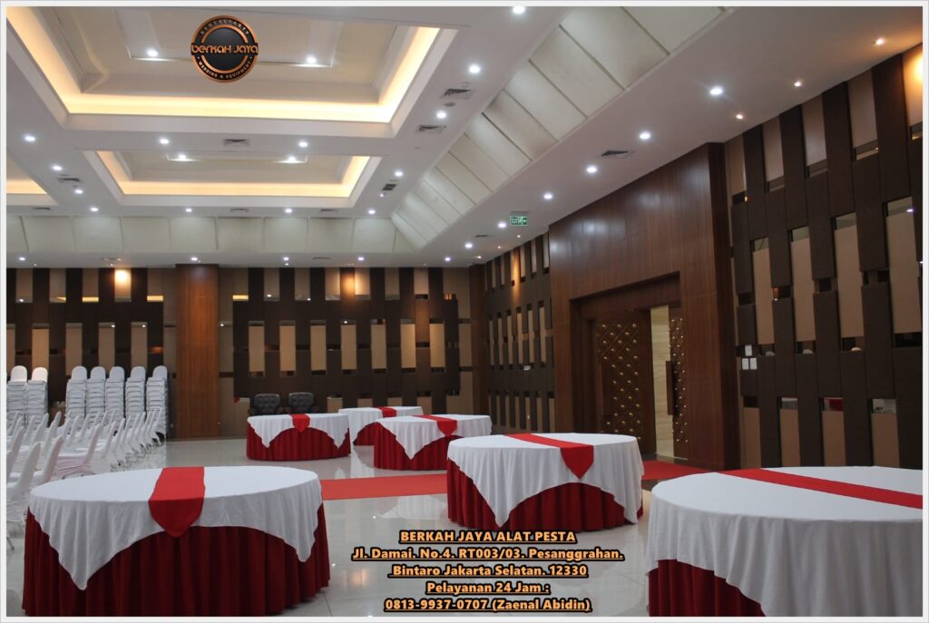 SEWA MEJA BULAT DIAMETER 180 JAKARTA SELATAN