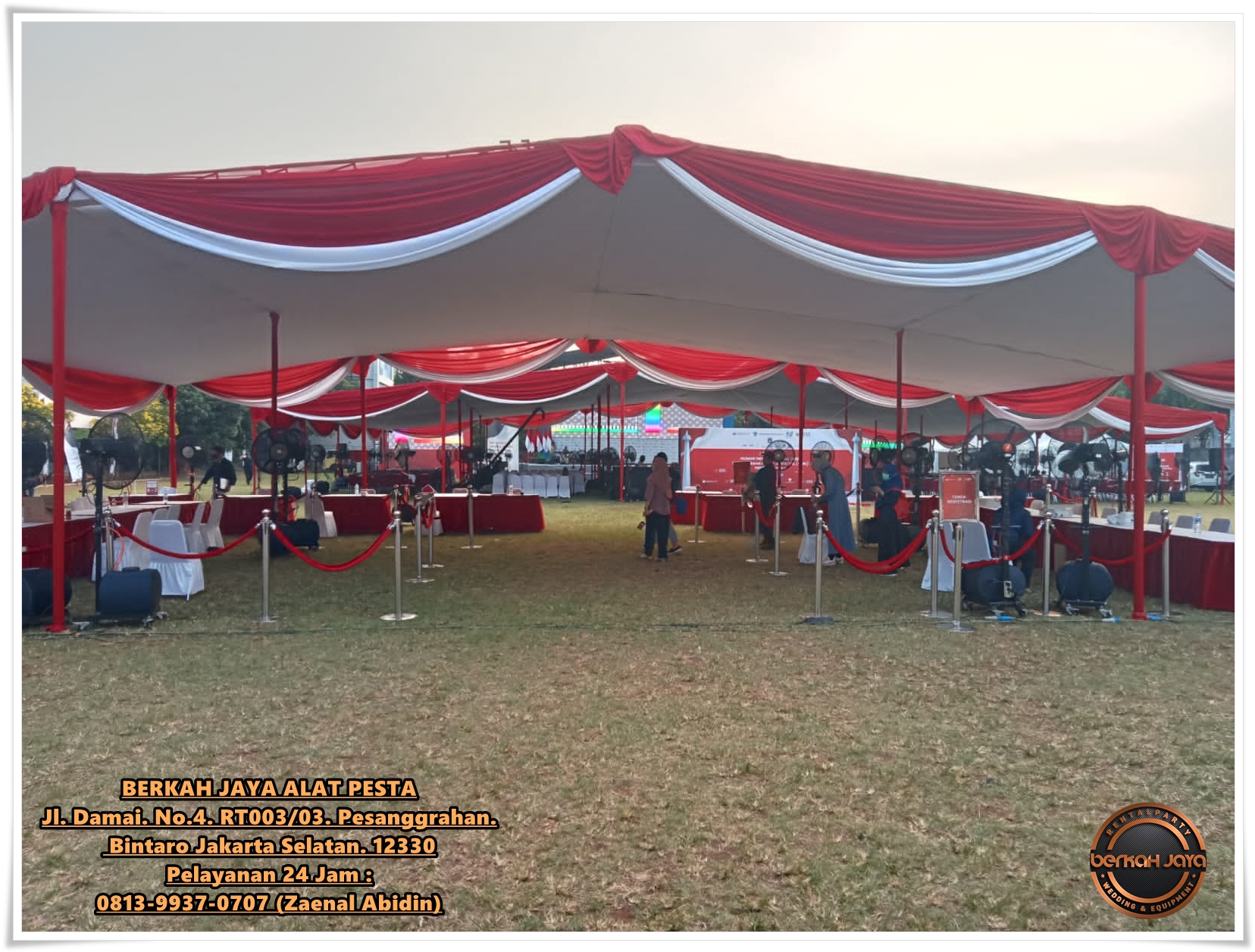 SEWA TENDA KWITANG SENEN JAKARTA PUSAT