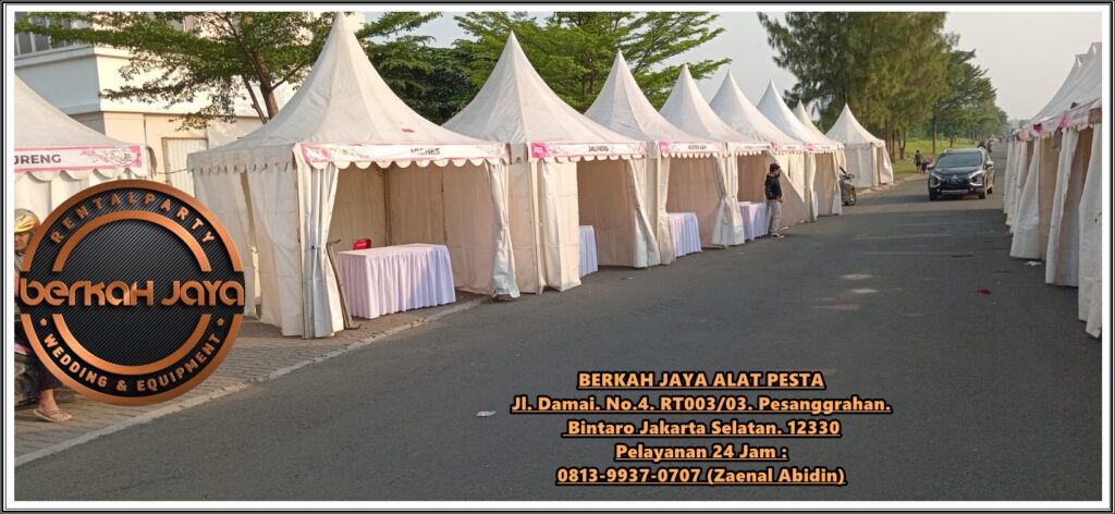 SEWA TENDA KWITANG SENEN JAKARTA PUSAT