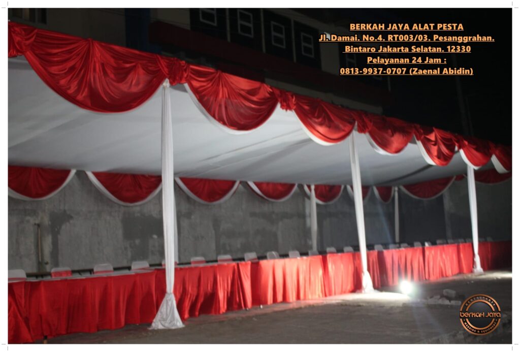 SEWA TENDA KENEGARAAN SIAP SETTING KOTA BALARAJA