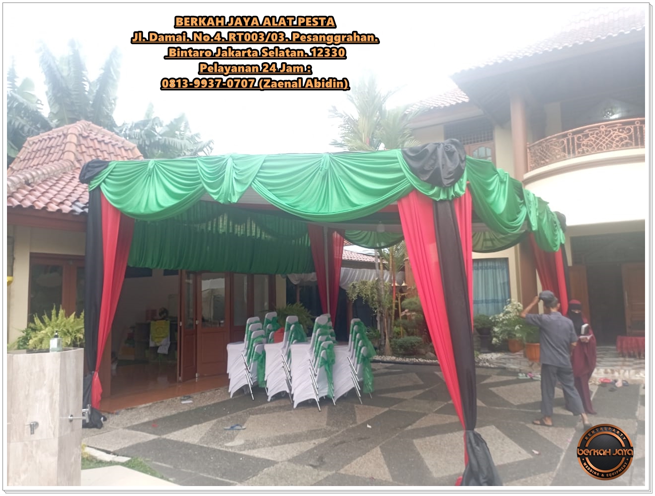 Jasa Sewa Tenda Dekorasi Serut Warna Warni Bogor Selatan