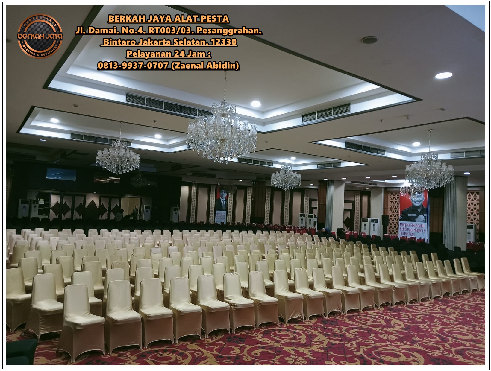 Pusat Sewa Kursi Futura Stainless Cover Gold Cilodong Depok