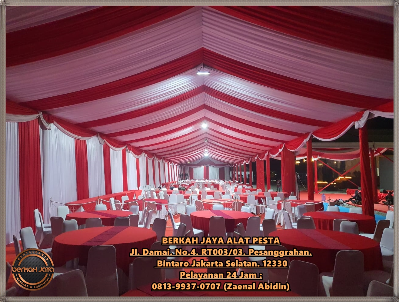 Sewa Tenda Pernikahan Promo Akhir Tahun Periuk Tangerang