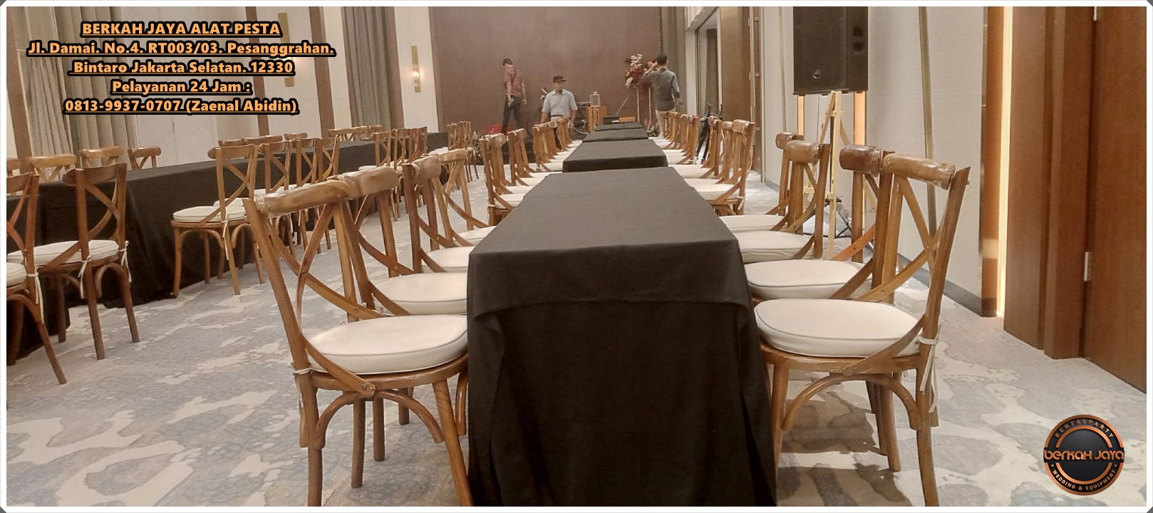 Tempat Menyewakan Kursi Dinner Kayu Silang Karawaci Tangerang