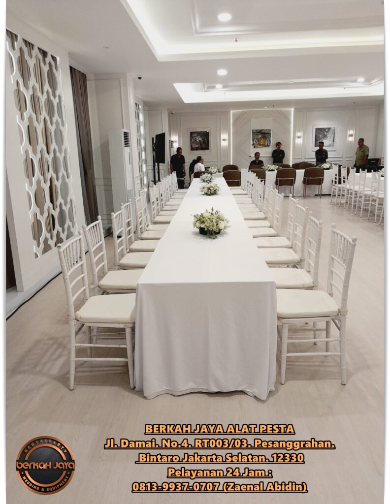 Tempat Menyewakan Kursi Tiffany Kayu Sawangan Depok Respon Cepat