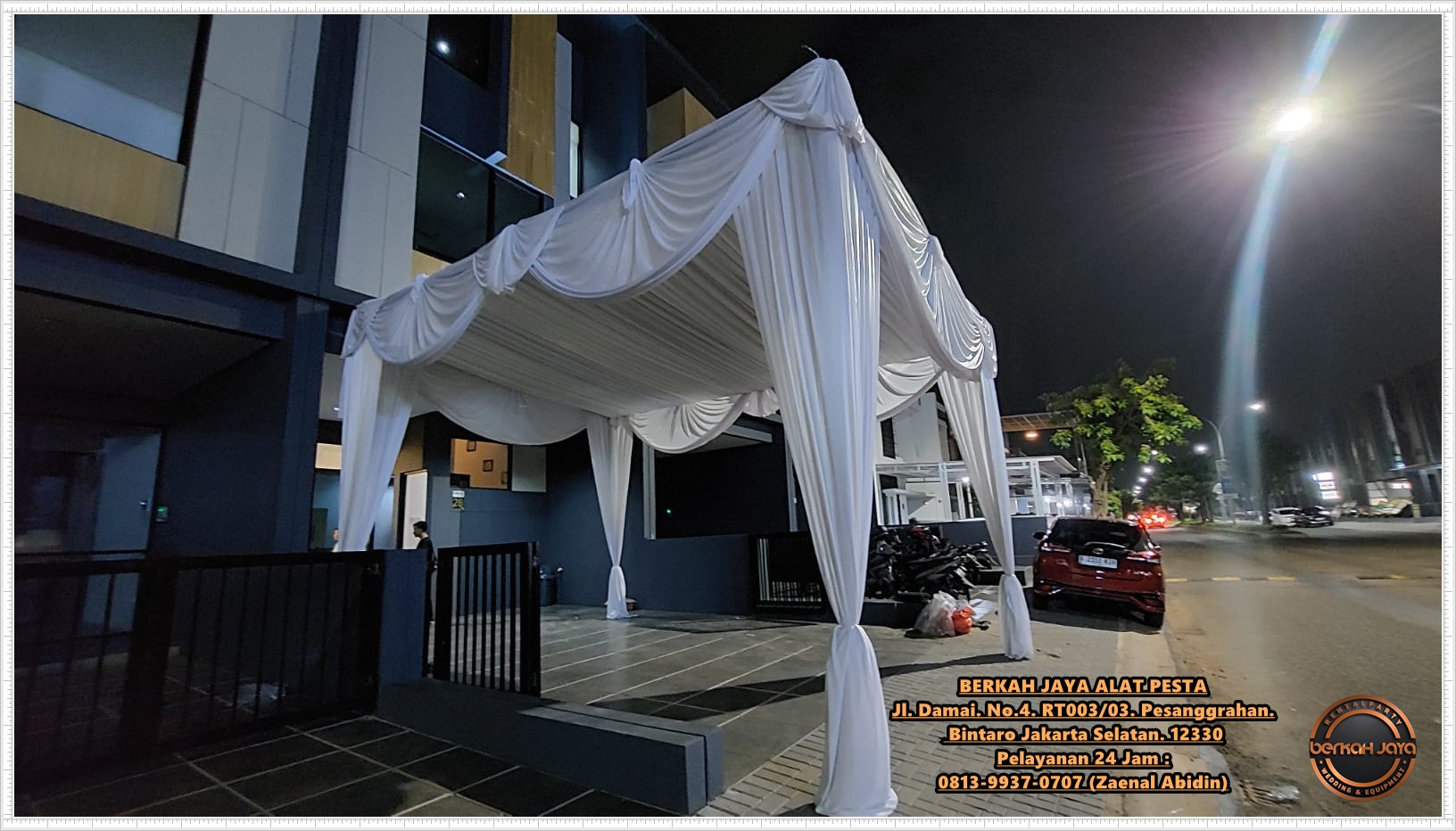 Jasa Sewa Tenda Konvensional Dekorasi Serut Tambora Jakarta Barat