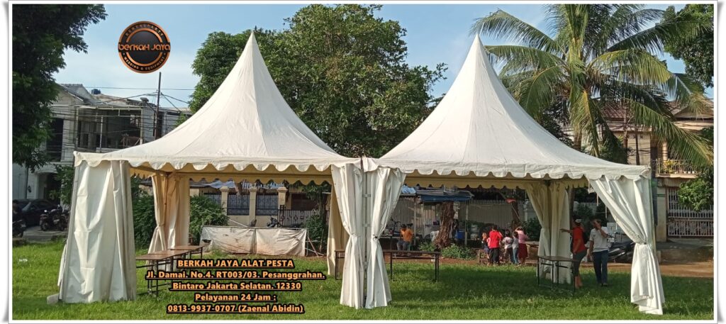 Sewa Tenda Festival Kerucut Neglasari Tangerang Beragam Ukuran