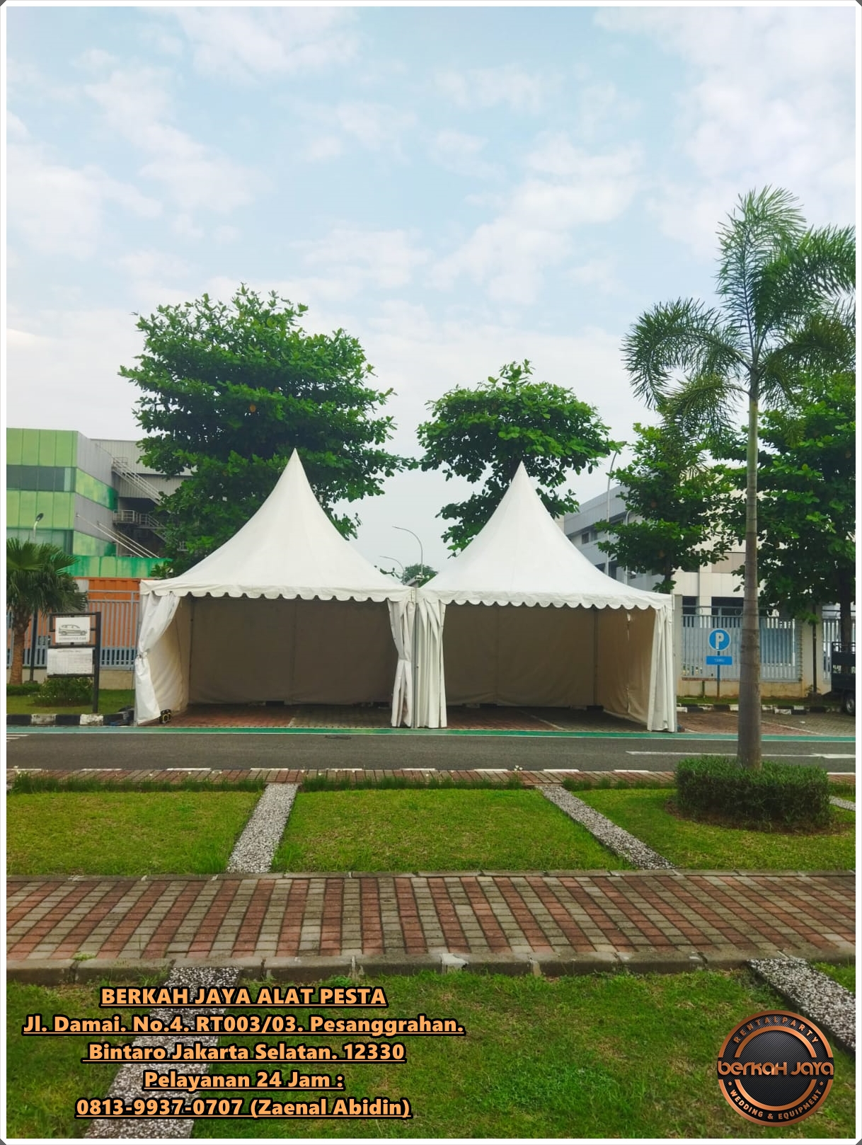 Tempat Sewa Tenda Kerucut Sarnafil Pinang Tangerang Ramadhan 2024