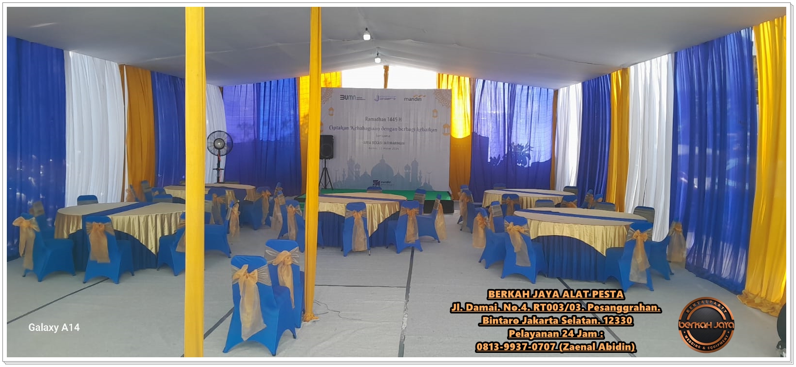 Tempat Sewa Tenda Konvensional Plafon Lokasi Margajaya Bogor