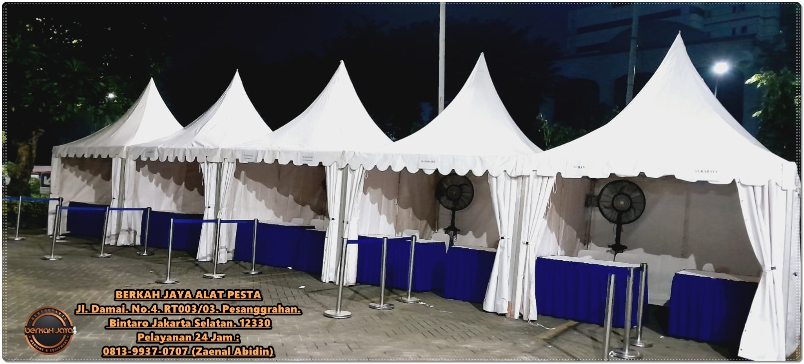 Menyewakan Tiang Antrian Dan Tenda Kerucut Area Cengkareng Jakarta Barat
