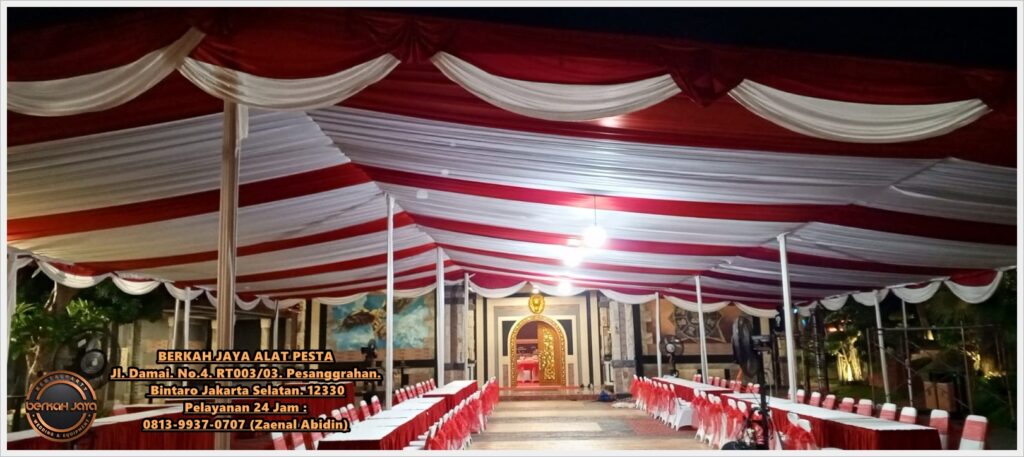 Sewa Tenda Aneka Model Dekorasi Area Bekasi Kota Harga Terjangkau