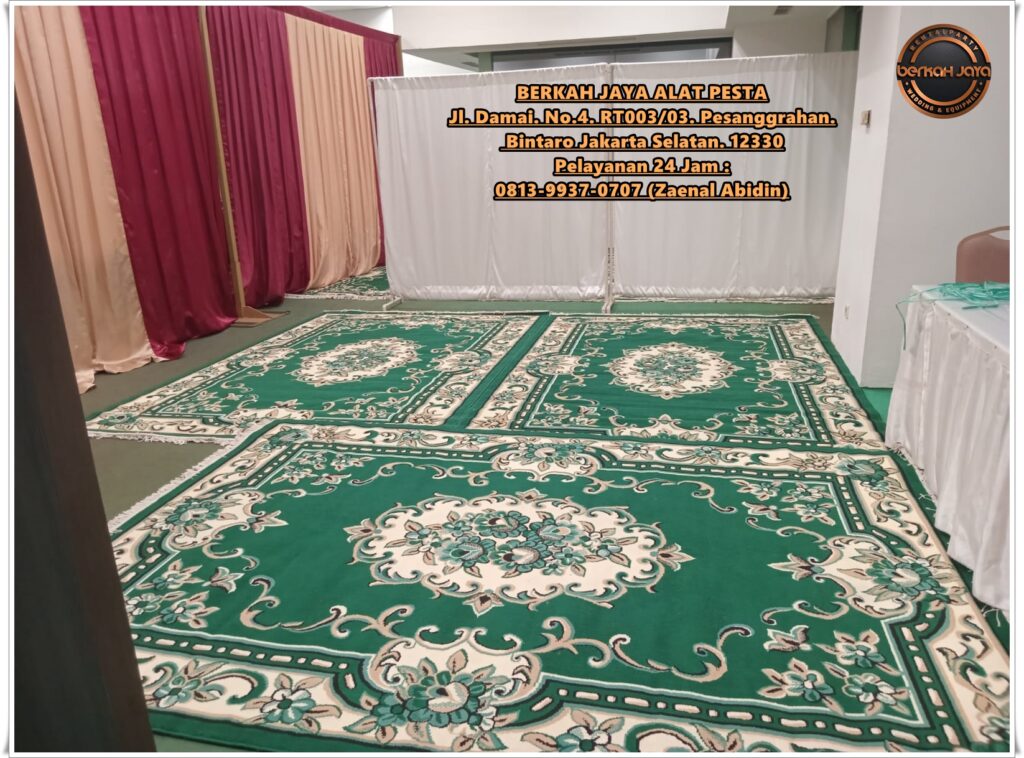 Menyewakan Karpet Permadani Area Jakarta Barat Free Ongkir