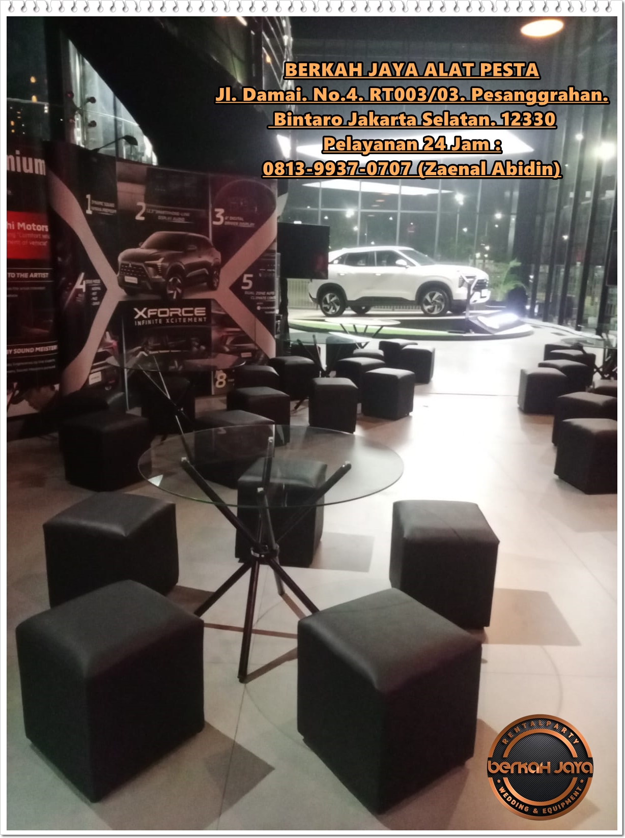 Menyewakan Kursi Type Puff Kotak Area Kramat Jati Jakarta Timur