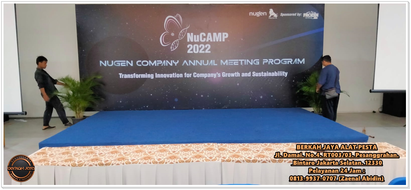 Sewa Karpet Hitam Merah Dan Biru Lengkap Flooring Jakarta Selatan