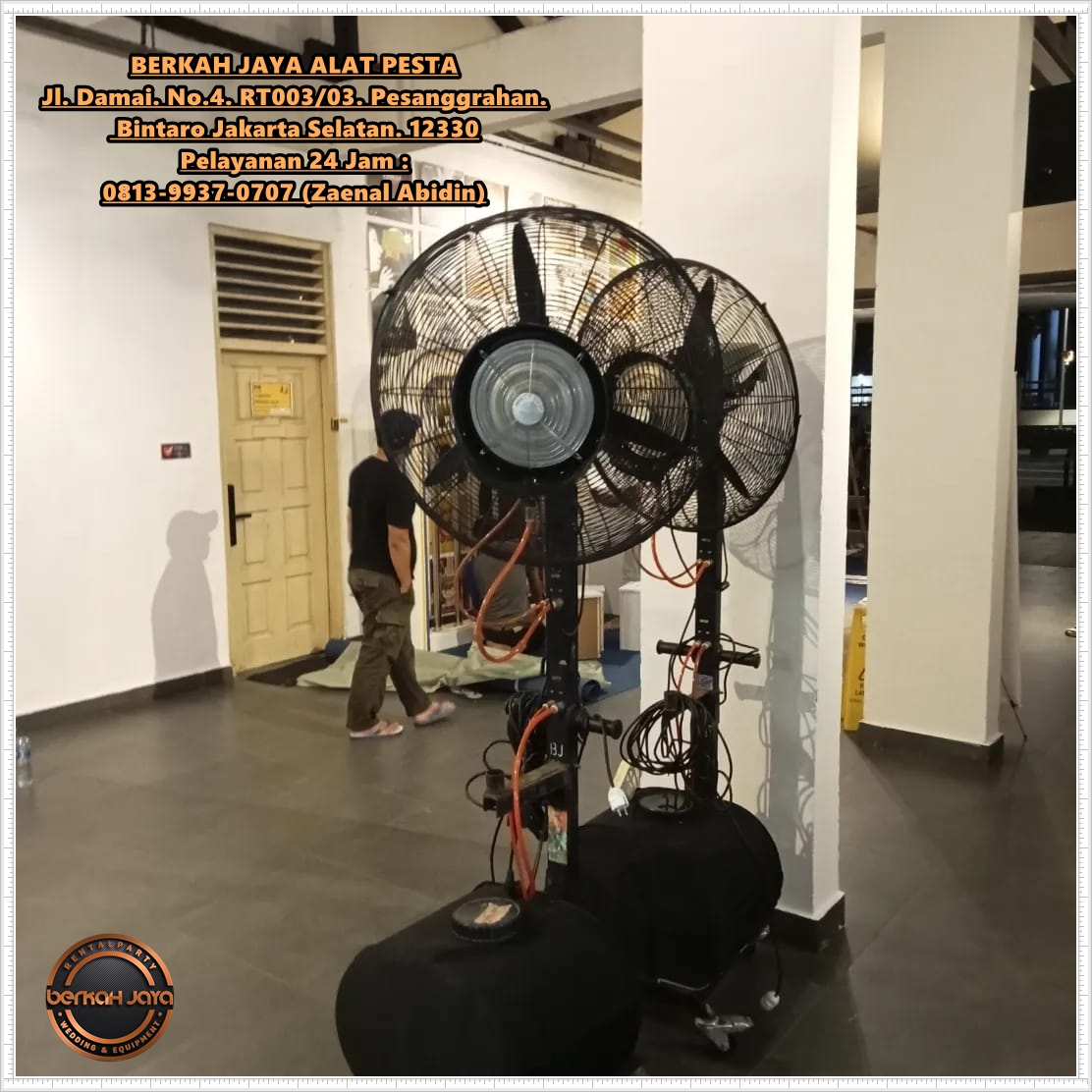 Sewa Blower Misty Fan Uap Air Jakarta Pelayanan 24 Jam