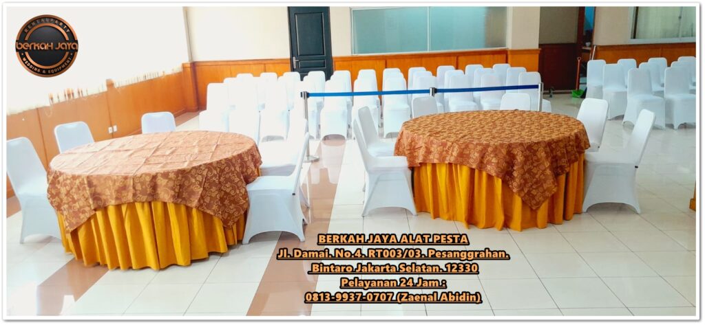 Sewa Round Table Medium Size Diameter 160cm Di Jakarta Selatan