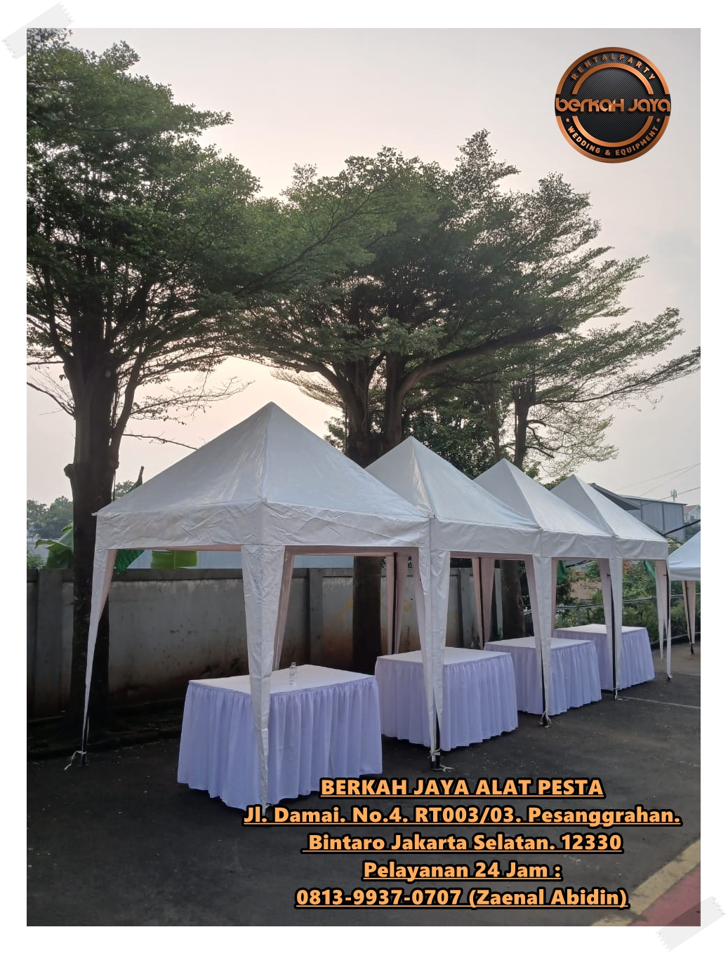 Sewa Tenda Type Bazar Ukuran 2x2m Jakarta Selatan Pelayanan Terbaik