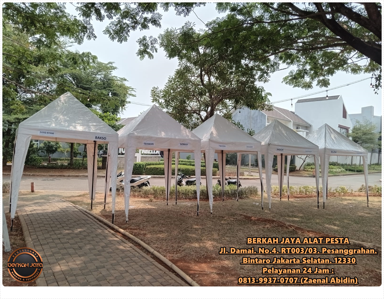 Jasa Sewa Tenda Bazar Daerah Cikarang Selatan Harga Bersahabat Murah