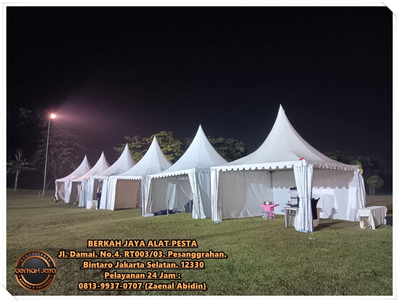 Jasa Sewa Tenda Kerucut Event Festival Daerah Jakarta Harga Murah