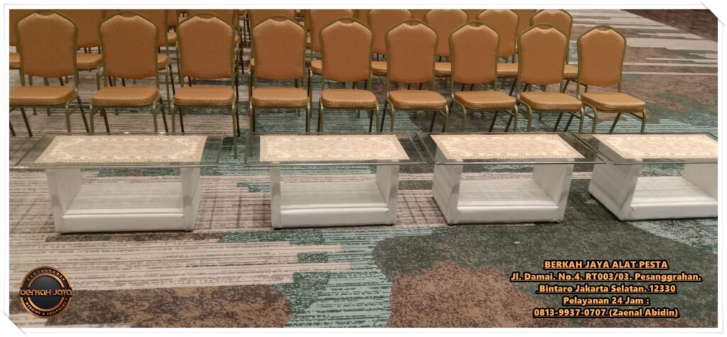 Sewa Meja VIP Kaca Area Jakarta Pusat Kualitas Prima