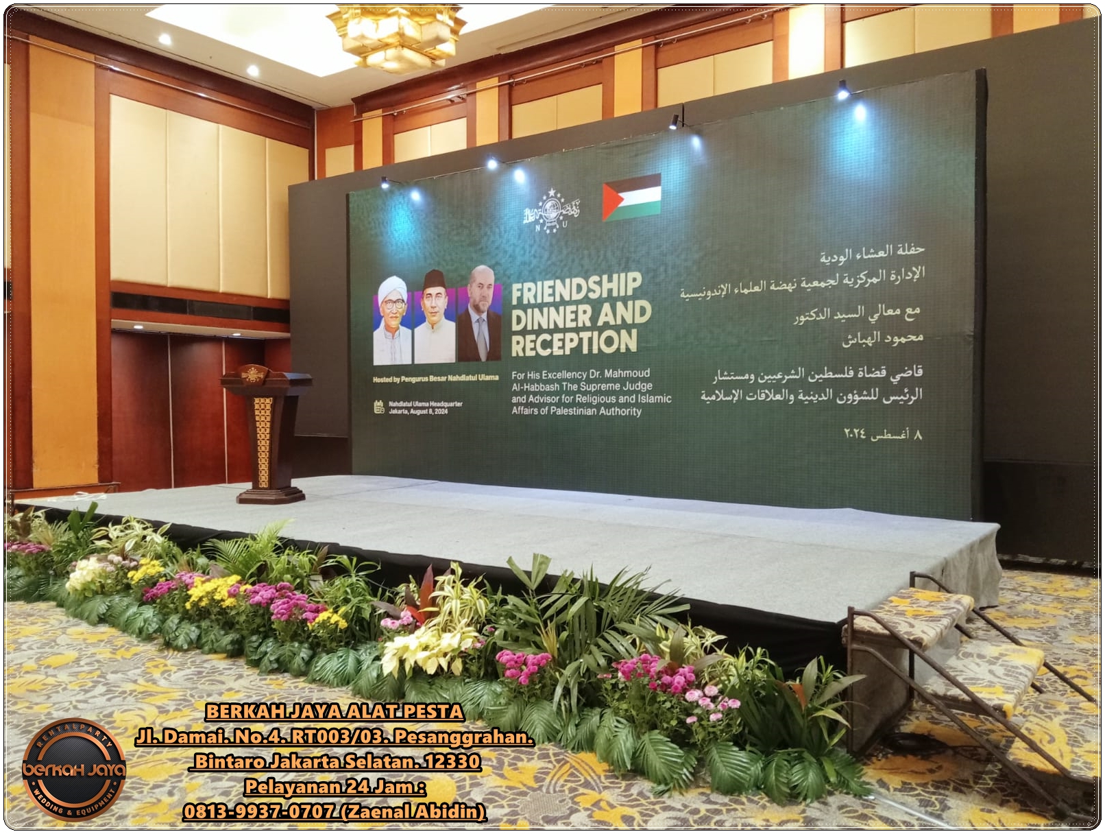 Sewa Panggung Lengkap Mini Garden Backdrop Di Area Jakarta