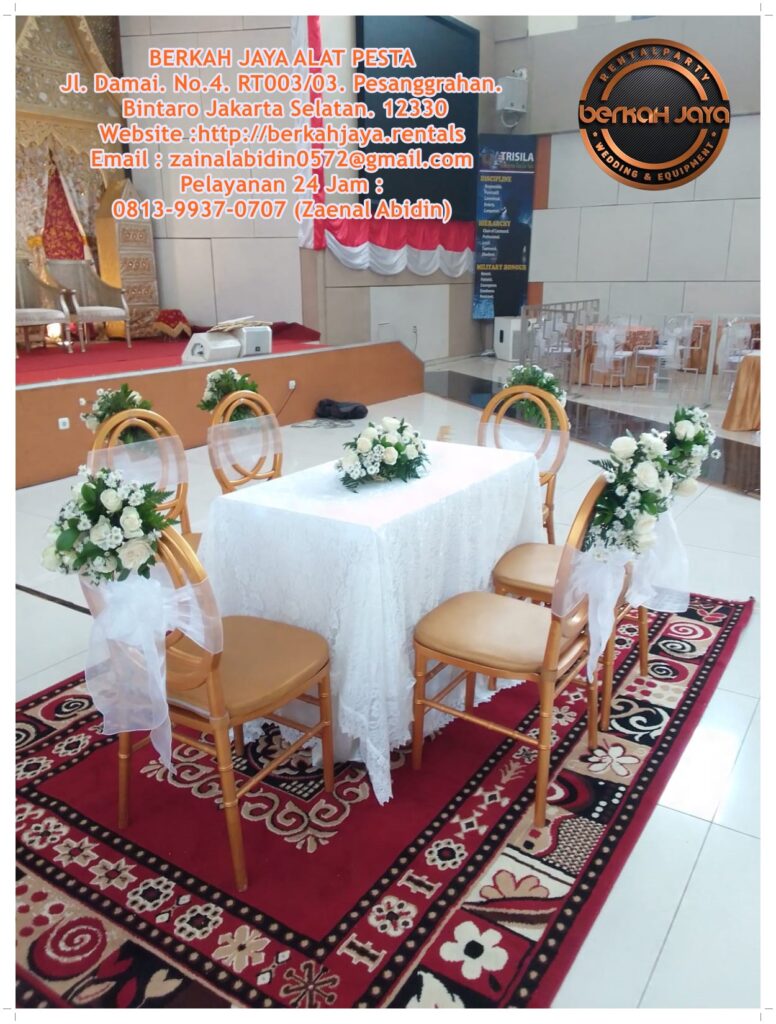 Jasa Sewa Kursi Olivia Daerah Jakarta Model Elegan Terbaru
