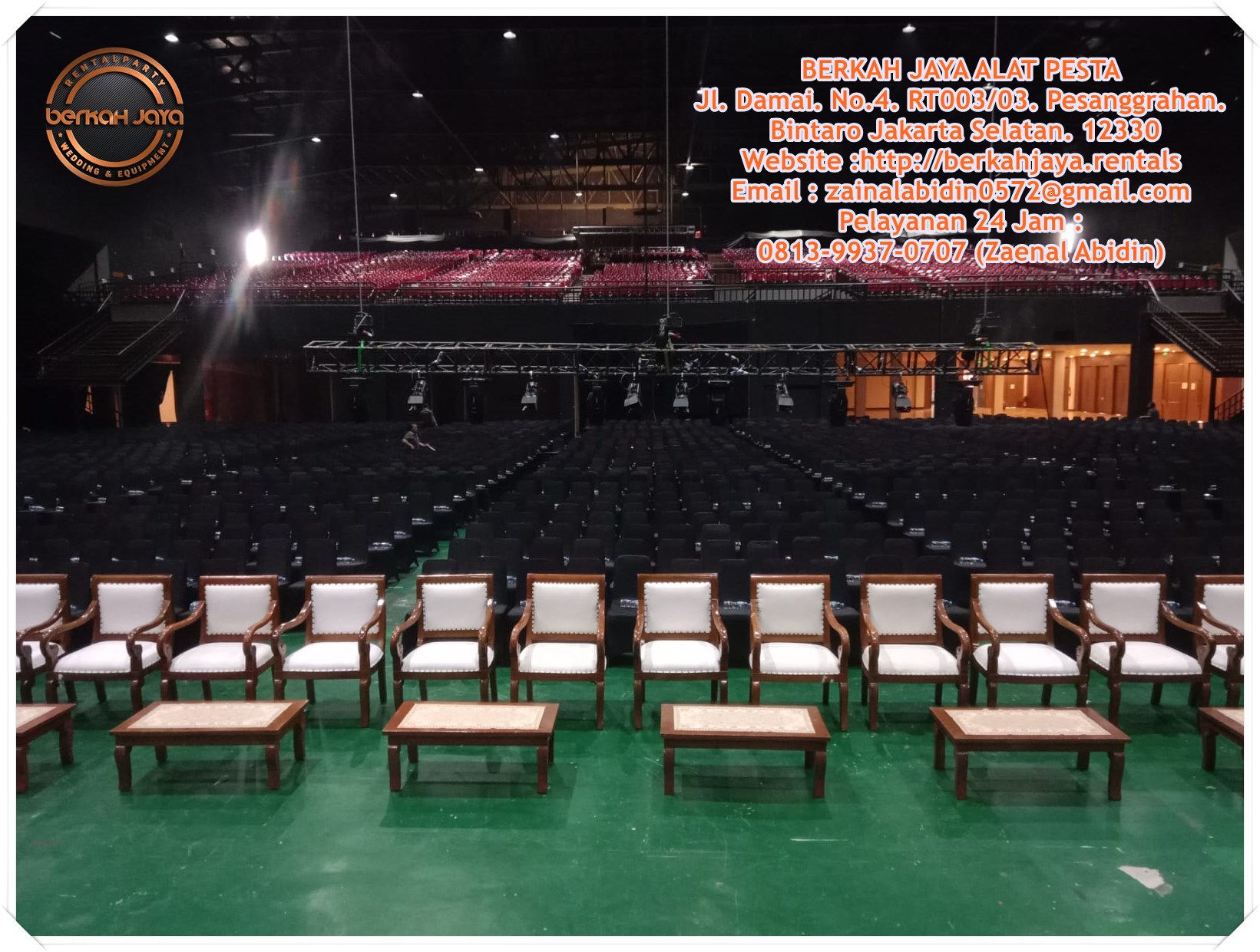 Sewa Kursi Type VIP Kayu Jokowi Model Terbaru Di Bogor