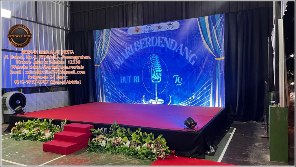 Sewa Panggung Outdoor Dan Indoor Ukuran Menyesuaikan Di Jakarta