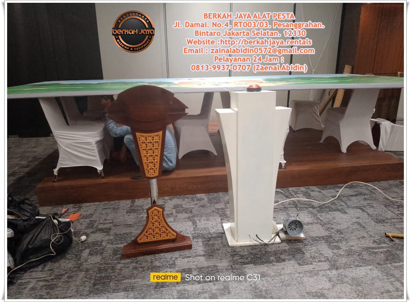 Tempat Sewa Podium Sirine Daerah Jakarta Pusat Pelayanan Terbaik