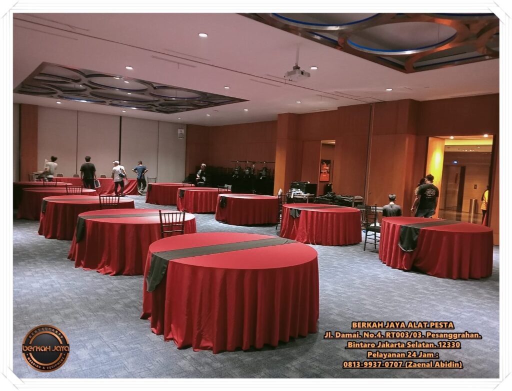 Jasa Penyewaan Meja Bulat Daerah Bogor Beragam Ukuran Diameter