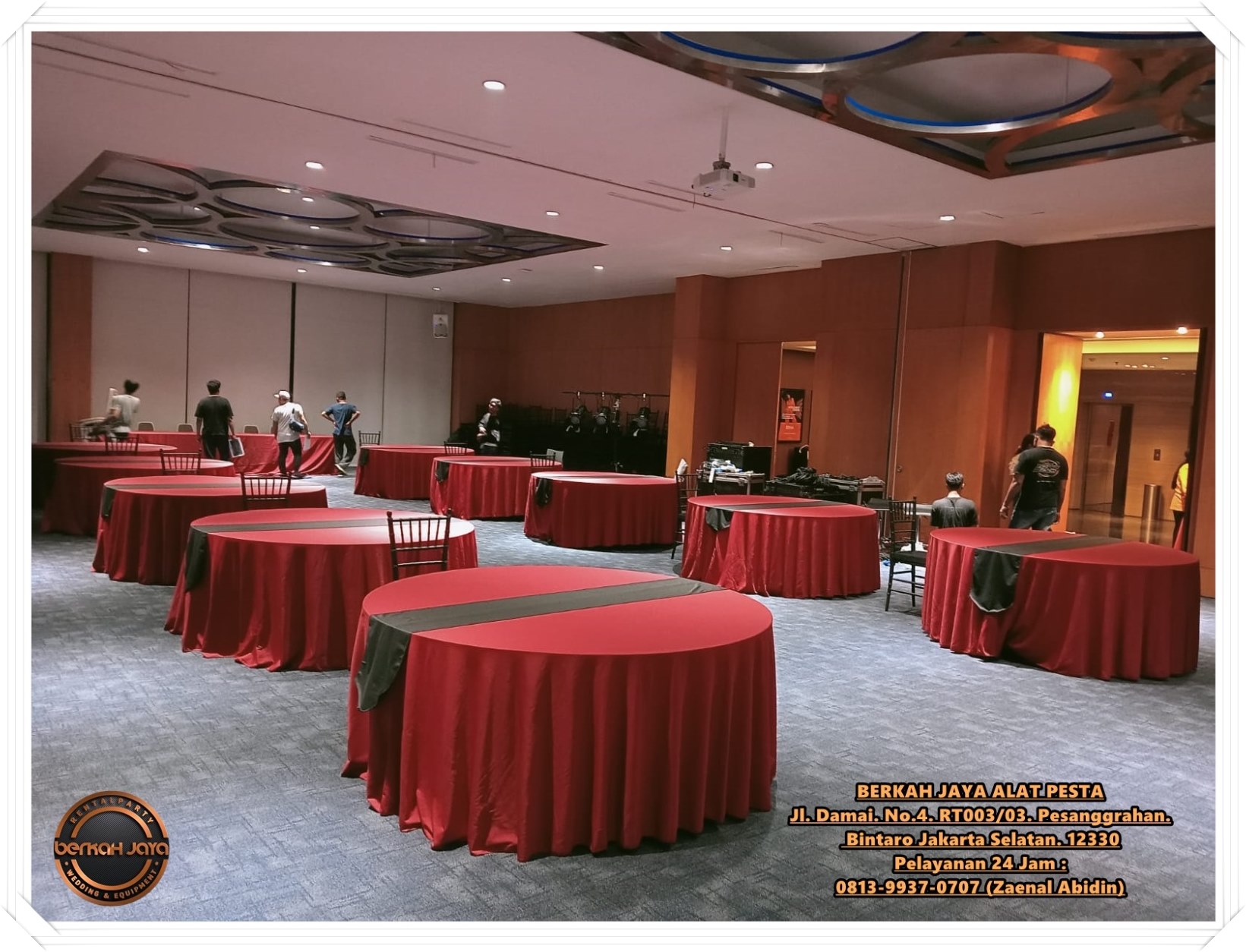 Jasa Penyewaan Meja Bulat Daerah Bogor Beragam Ukuran Diameter