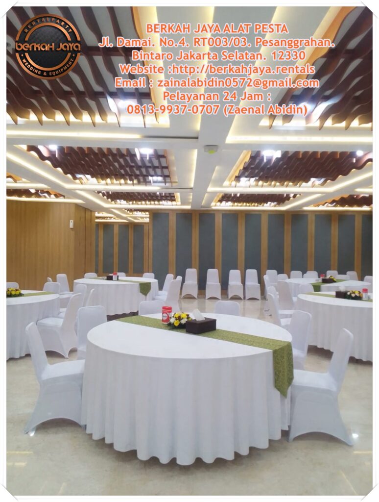 Jasa Penyewaan Meja Bulat Daerah Bogor Beragam Ukuran Diameter