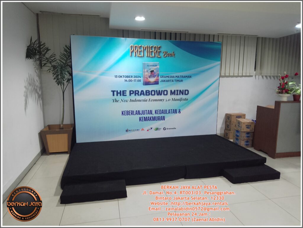 Jasa Sewa Panggung Set Backdrop Siap Setting Wilayah Cikarang Bekasi