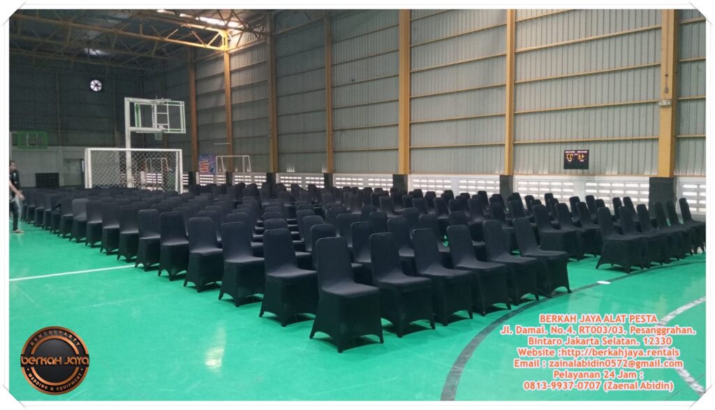 Sewa Cover Kursi Futura Stainless Hitam Dan Putih Ketat Area Jakarta Selatan