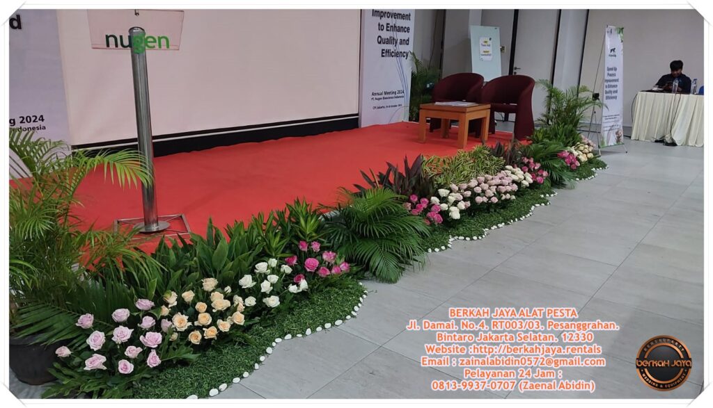 Sewa Panggung Karpet Dan Mini Garden Area Jakarta Selatan