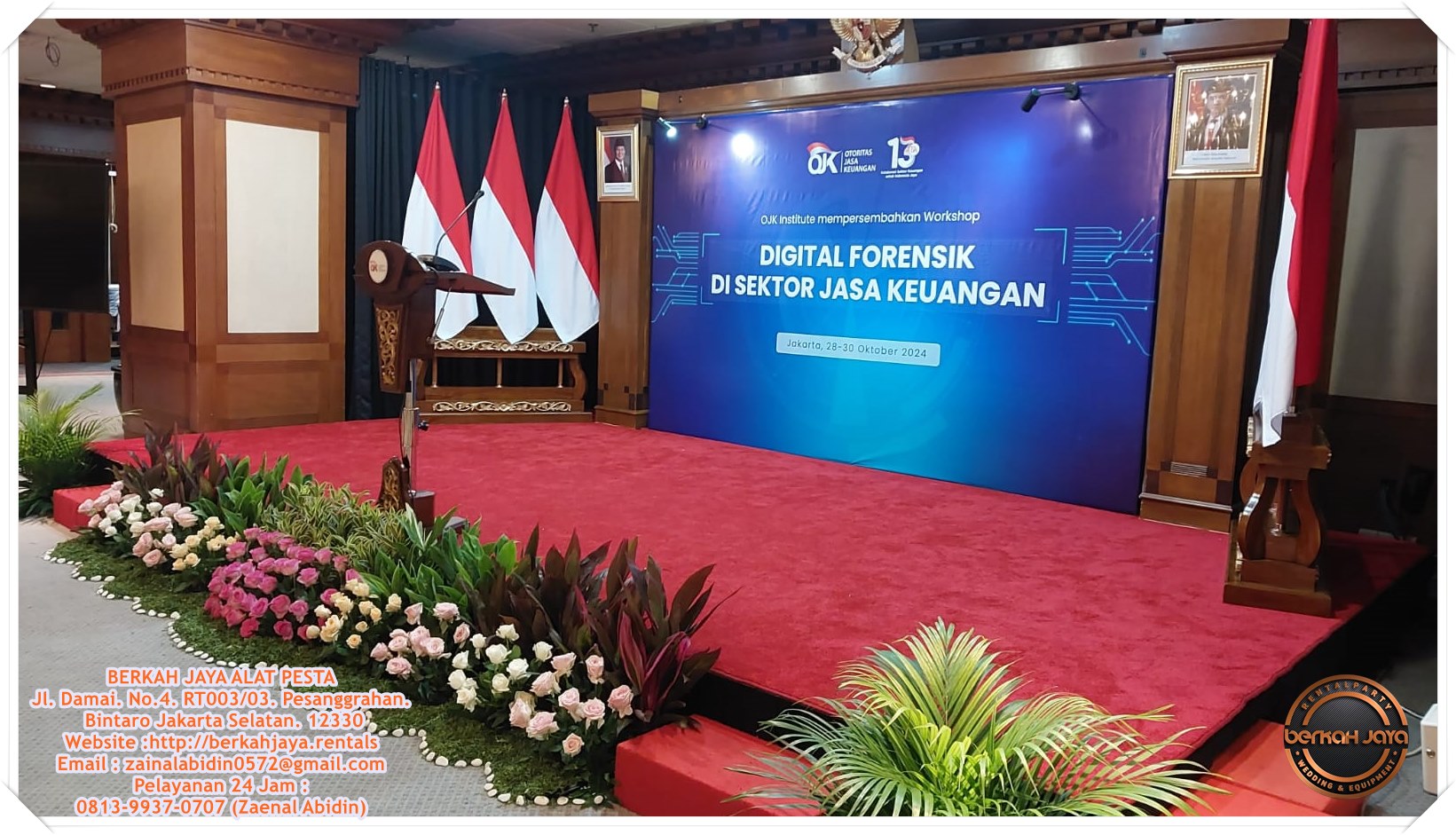 Sewa Panggung Karpet Dan Mini Garden Area Jakarta Selatan